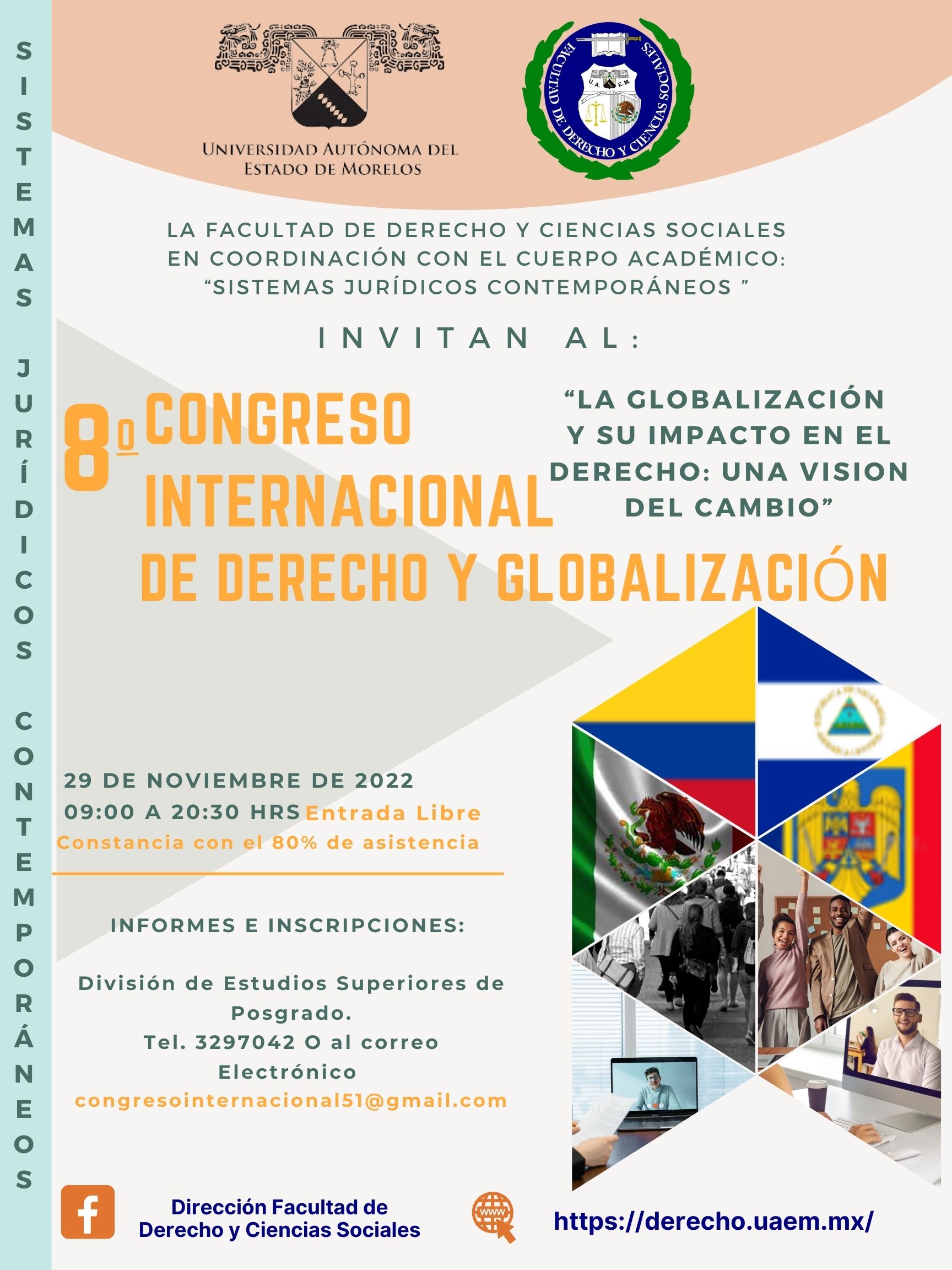 8º Congreso “La Globalización y su impacto en el Derecho: Una visión Internacional del cambio”